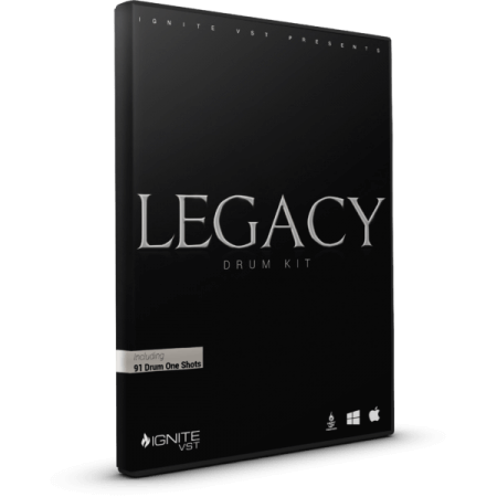Initial Audio Legacy Drum Kit WAV MiDi